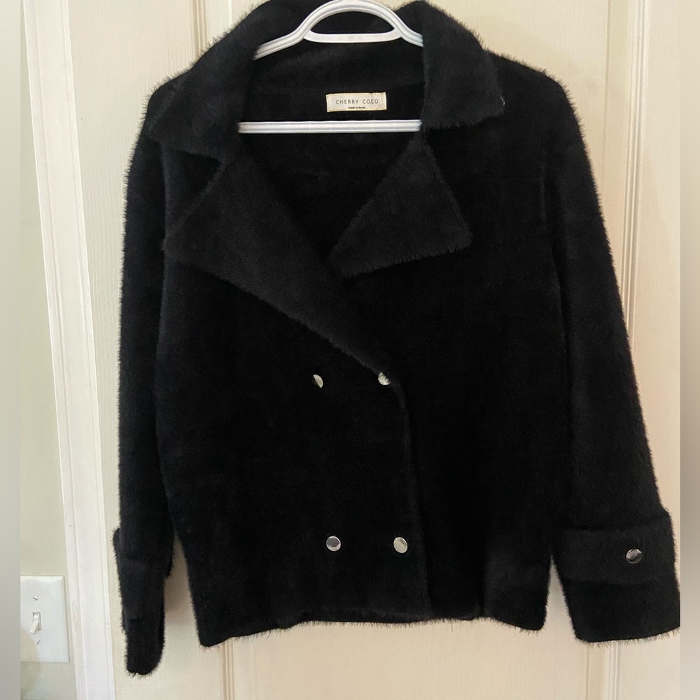 Cherry Coco Fuzzy Jacket